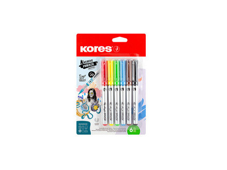 Kores Marqueur acrylique créatif Acrylic, étui de 12