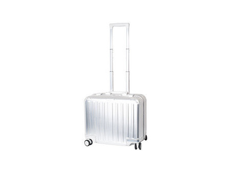 pavo Trolley pour déplacements d'affaires, aluminium, argent