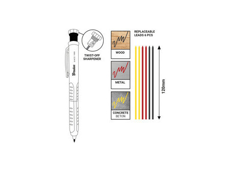 Bradas Marqueur pour trou de forage, largeur de trait: 1 mm