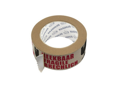 RAADHUIS Ruban adhésif ECO 'FRAGILE', 50 mm x 50 m