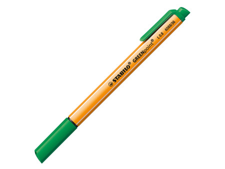 STABILO Feutre GREENpoint, largeur du tracé: 0,8 mm, vert