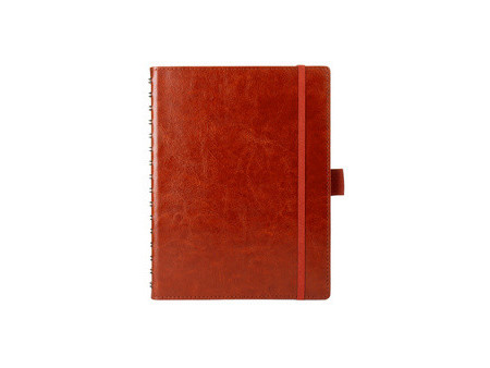 multo Cahier à spirale 'Hannibal', A5, uni, cognac