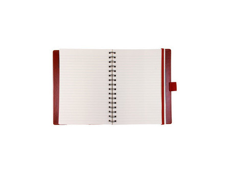 multo Cahier à spirale 'Hannibal', A5, uni, cognac