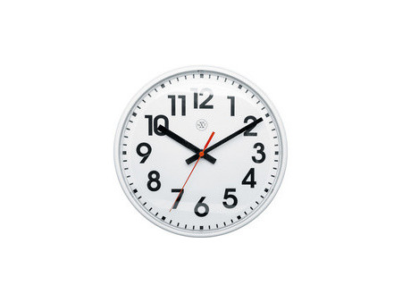 NEXTIME Horloge murale à quartz NXT, diamètre: 260 mm, noir