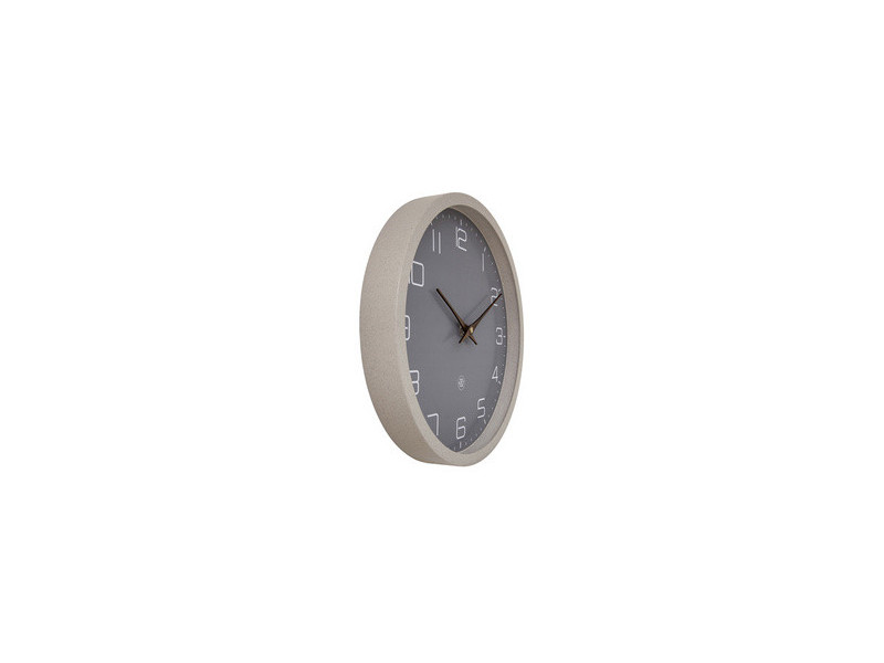 NEXTIME Horloge à quartz NXT ECO, diamètre: 300 mm, beige