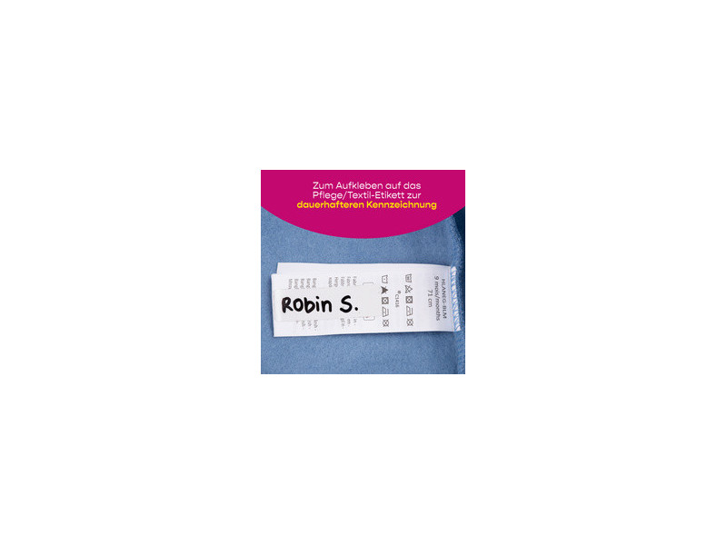 AVERY Étiquette pour textile, 13 x 45 mm, Maxi-Pack, blanc