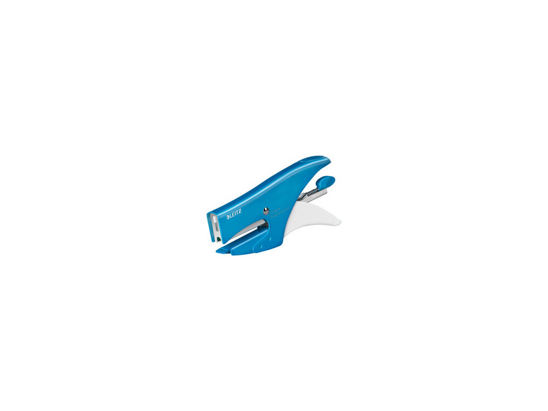 LEITZ Pince agrafeuse WOW, bleu métallisé