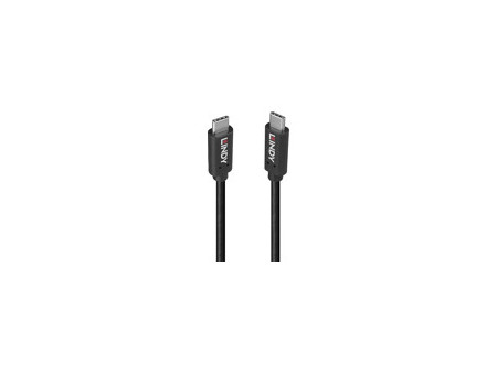 LINDY 0.5m USB 3.2 Type C Cable 20Gbps