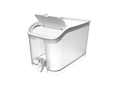 EDA Distributeur de boisson, 5 L, transparent avec couvercle