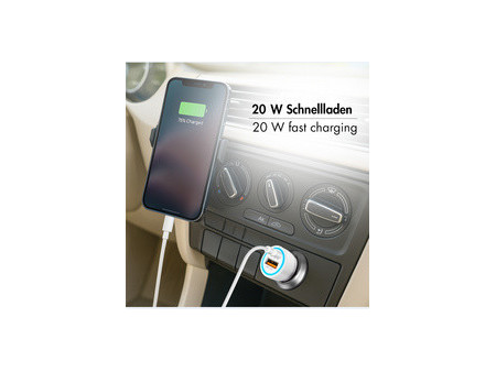 LogiLink Set de 2 chargeurs USB, allume-cigare & secteur