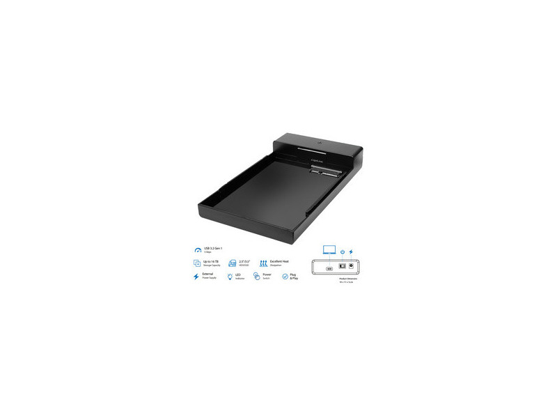 LogiLink Boîtier USB 3.2 pour disque dur, HDD/SSD, 5 Gbps