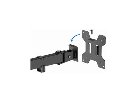 LogiLink Bras support triple écran, avec socle, noir