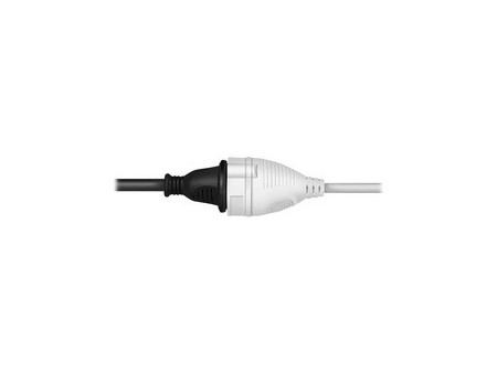 LogiLink Rallonge électrique avec prises terre, 10 m, blanc