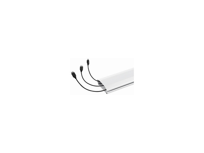 LogiLink Goulotte à câbles avec capot fermable par clic