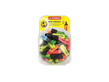 STABILO Surligneur BOSS ORIGINAL, présentoir de 60