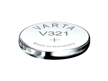 VARTA Pile oxyde argent pour montres, V321 (SR65), 1,55 Volt