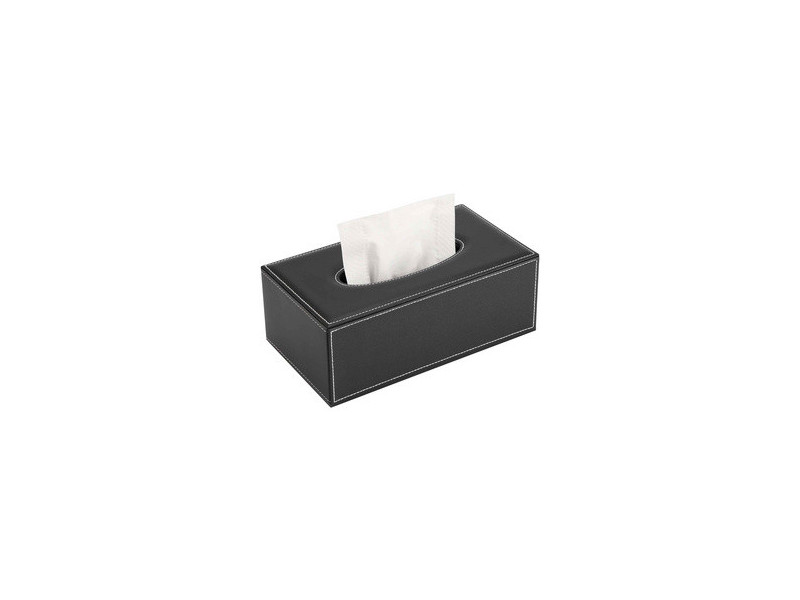 deflecto Distributeur de mouchoirs, rectangulaire, noir