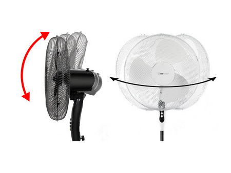 CLATRONIC Ventilateur sur pied VL 3603 S, noir