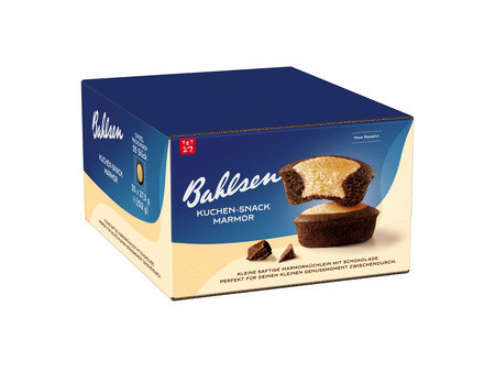 Bahlsen Gâteau quastre-quarts 'Kuchen-Snack Marmor', carton