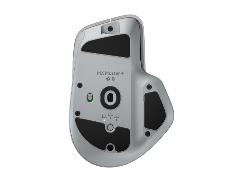 LOGI MX Master 4 Mouse Pale Grey