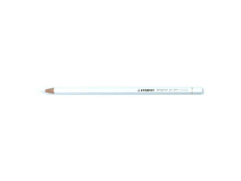 STABILO Crayon de couleur Original, hexagonal, blanc