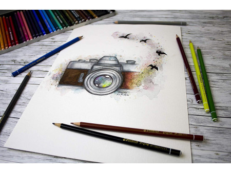 STABILO Crayon de couleur Original, hexagonal, blanc