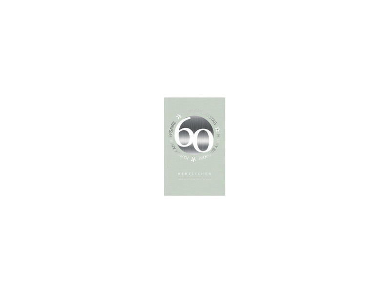 SUSY CARD Carte d'anniversaire 'Petites fleurs' - 60 ans
