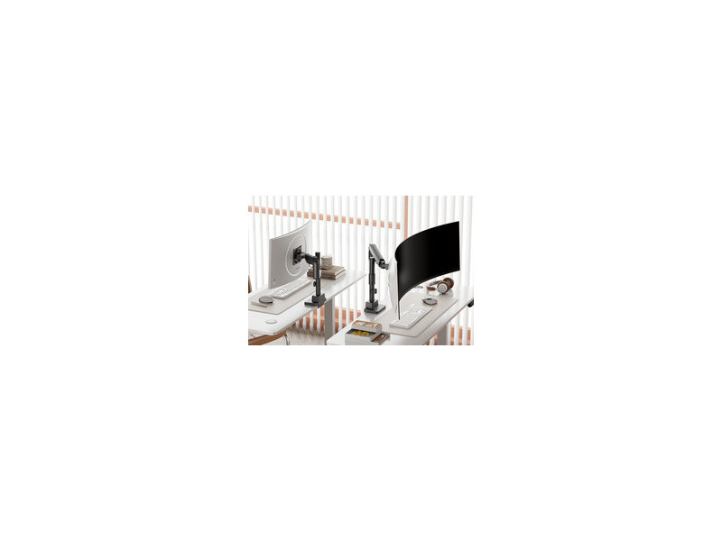 DIGITUS Support pour écran, capacité de charge: 27 kg, blanc
