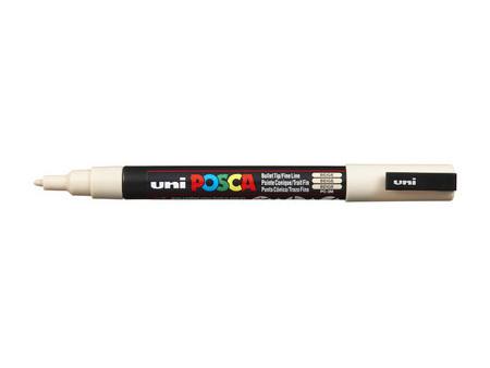 POSCA Marqueur à pigment PC-3M, ivoire