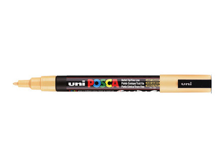 POSCA Marqueur à pigment PC-3M, ivoire
