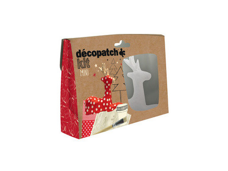 décopatch Kit papier mâché 'Renne', 5 pièces