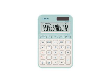CASIO Calculatrice de bureau MS-20YC-LG, vert