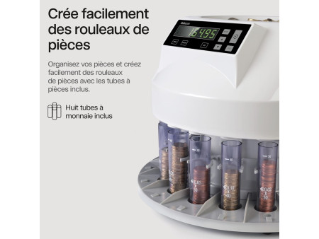 Safescan Compteuse trieuse pièces Euro 'Safescan 1250',blanc