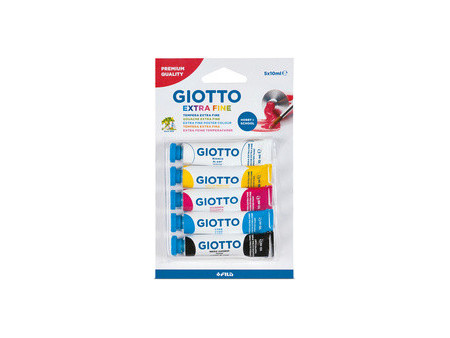GIOTTO Gouache en tube Extra Fine, blister de 5