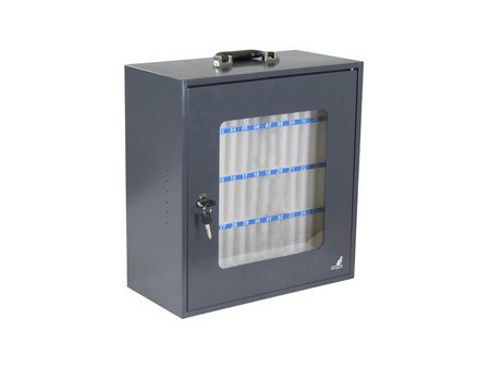 kangaro Armoire pour smartphones, 48 logements, gris foncé
