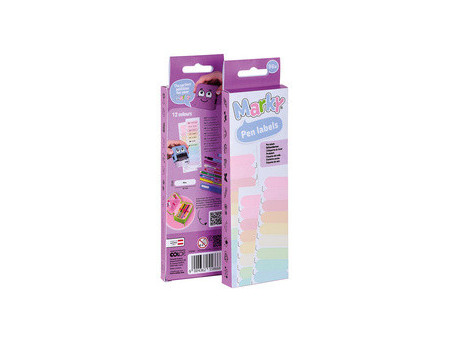 COLOP Étiquette pour crayon 'Marky', 10 x 42 mm, tons pastel