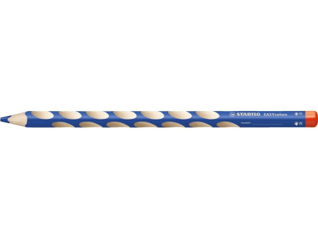 STABILO Crayon de couleur EASYcolors, pour droitiers, bleu