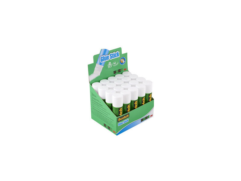 3M Scotch Bâton de colle standard, 21 g, présentoir