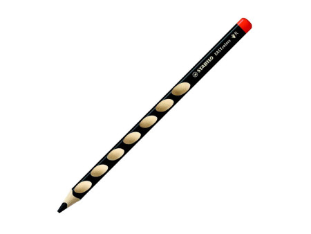 STABILO Crayon de couleur EASYcolors, pour droitiers, noir