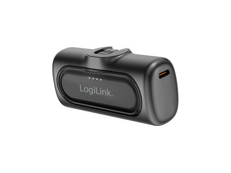 LogiLink Powerbank, 5.000 mAh, 2x USB-C, noir