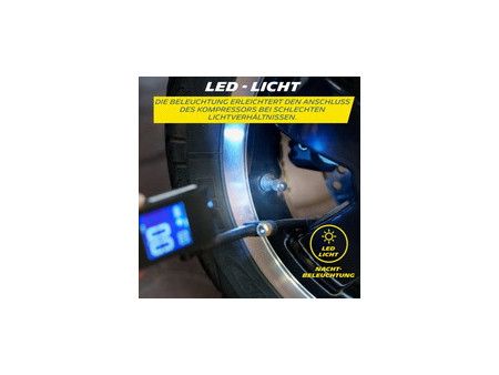 MICHELIN Mini-compresseur sans fil avec manomètre, 10 bars