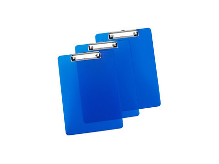 RAPESCO Porte-bloc à pince, A4, PP, blanc translucide