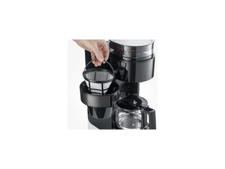 SEVERIN Cafetière électrique avec moulin KA 4830, noir