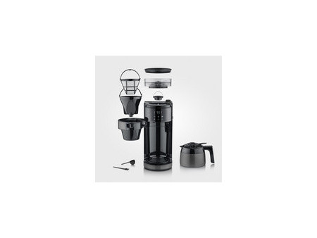 SEVERIN Cafetière électrique avec moulin KA 4831, noir