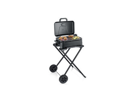 SEVERIN Barbecue électrique PG 8598 avec couvercle, noir