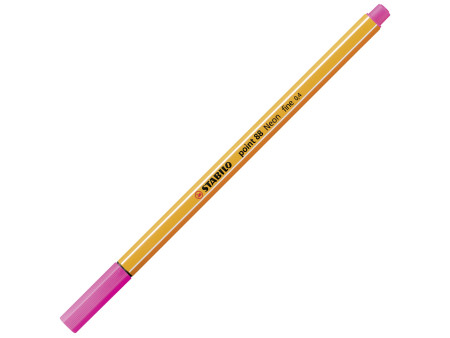 STABILO Feutre à pointe fine point 88, rose fluo