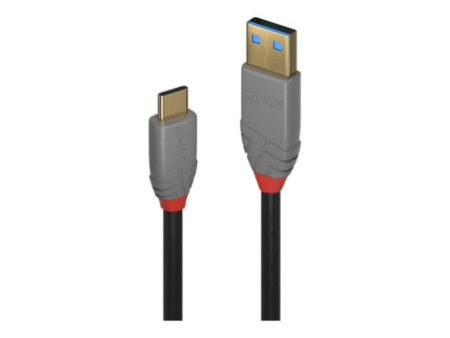 LINDY Câble USB 3.1 type C A 5A Anthra