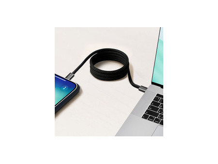 LogiLink Câble magnétique charge & données, USB-C, 1,0 m