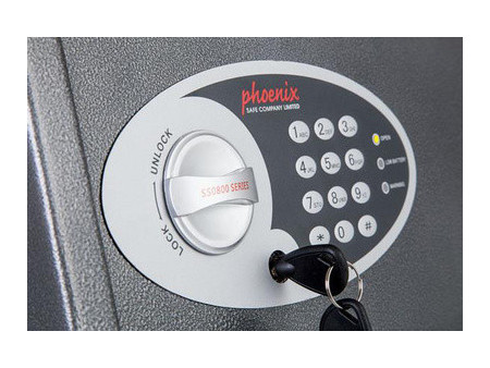 phoenix Coffre-fort anti-effraction DIONE SS0301E, gris