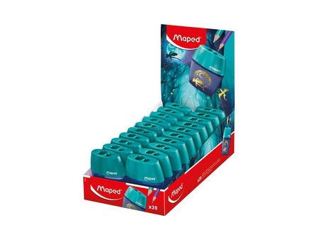 Maped Taille-crayon 2 trous DRAGON, en plastique, présentoir